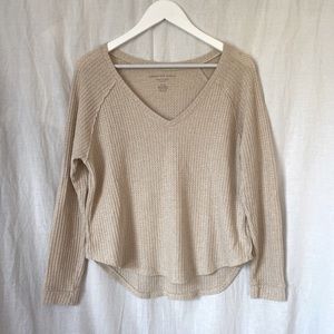 American Eagle Soft & Sexy plush long sleeve oversized top/sweater women’s small